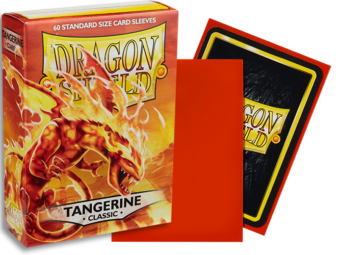 Dragon Shield Classic Standard Sleeves 60ct Tangerine (10730) Supplies Arcane Tinmen   