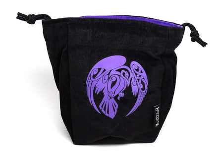 Easy Roller Raven Reversible Microfiber Self-Standing Large Dice Bag Supplies Easy Roller Dice