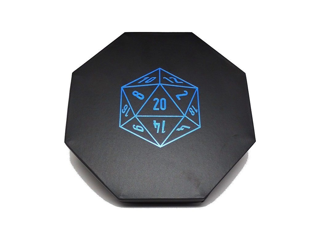 Easy Roller D20 Design Dice Tray With Dice Staging Area and Lid Supplies Easy Roller Dice