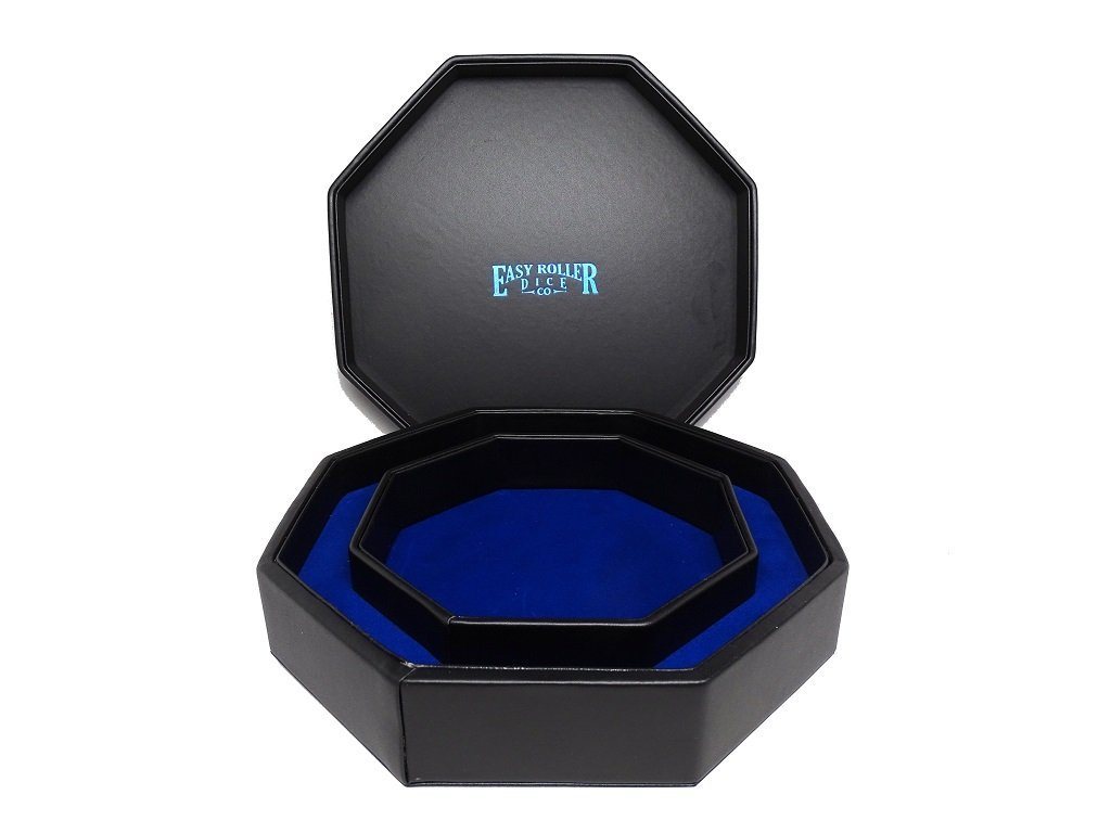 Easy Roller D20 Design Dice Tray With Dice Staging Area and Lid Supplies Easy Roller Dice
