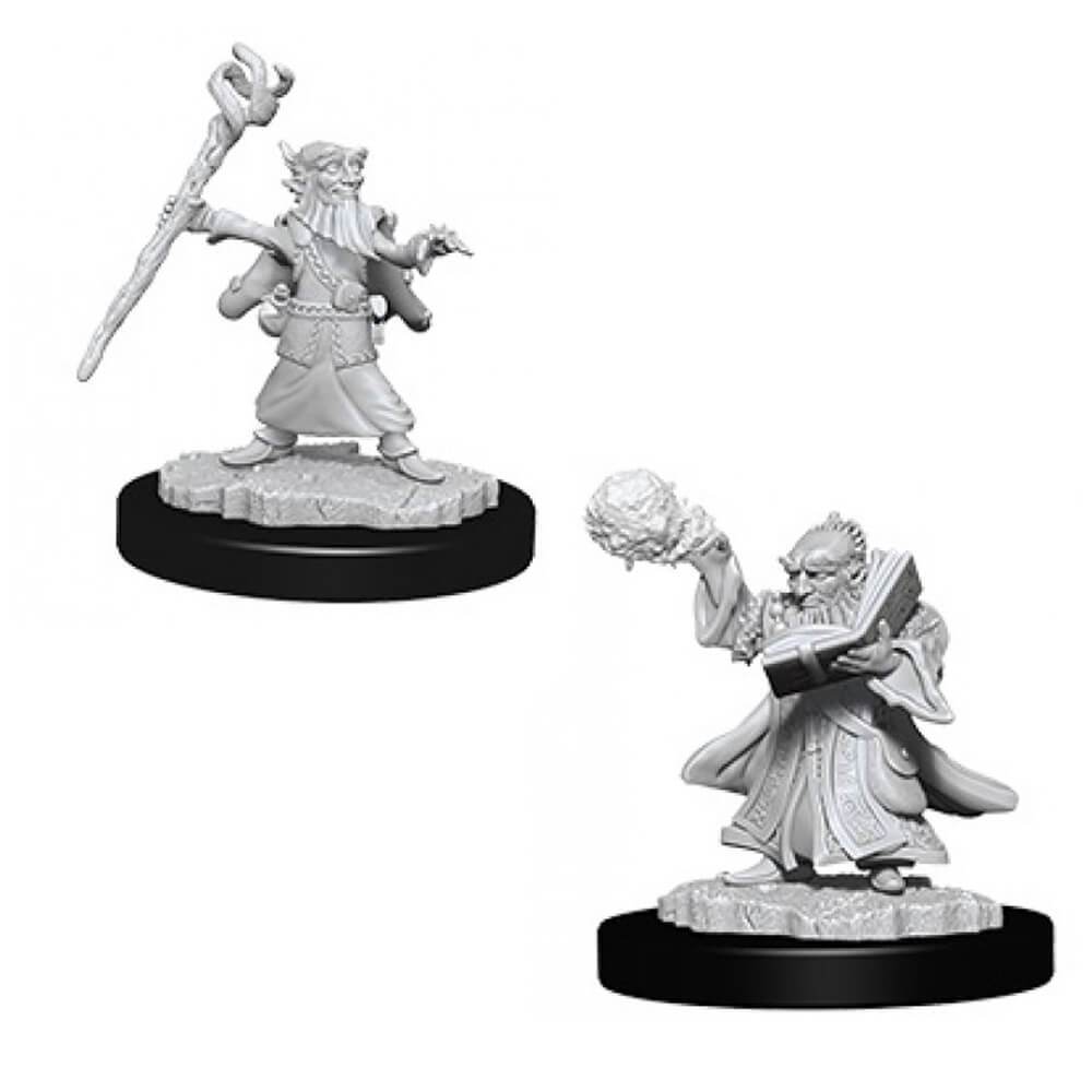 D&D Nolzur's Marvelous Unpainted Miniatures: Gnome Male Wizard Miniatures WizKids   