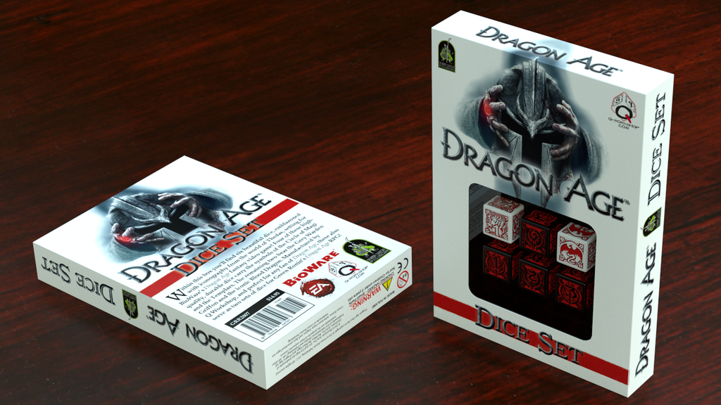 Q-Workshop Dragon Age 6D6 Dice Set Dice Q Workshop