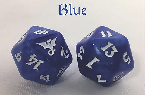 Black Oak Workshop Dragon Blue/White Single D20  Other   