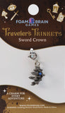 Traveler's Trinkets Charms Group 1 (19 options) Clothing & Accessories Foam Brain Games Sword Crown  