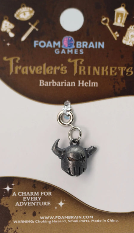 Traveler's Trinkets Charms Group 2 (29 options) Clothing & Accessories Foam Brain Games Barbarian Helm  