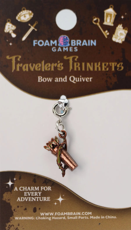 Traveler's Trinkets Charms Group 2 (29 options) Clothing & Accessories Foam Brain Games Bow and Quiver  