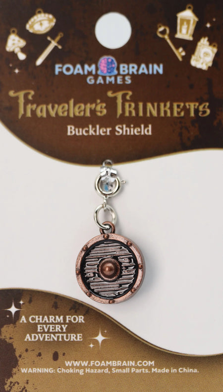 Traveler's Trinkets Charms Group 2 (29 options) Clothing & Accessories Foam Brain Games Buckler Shield  