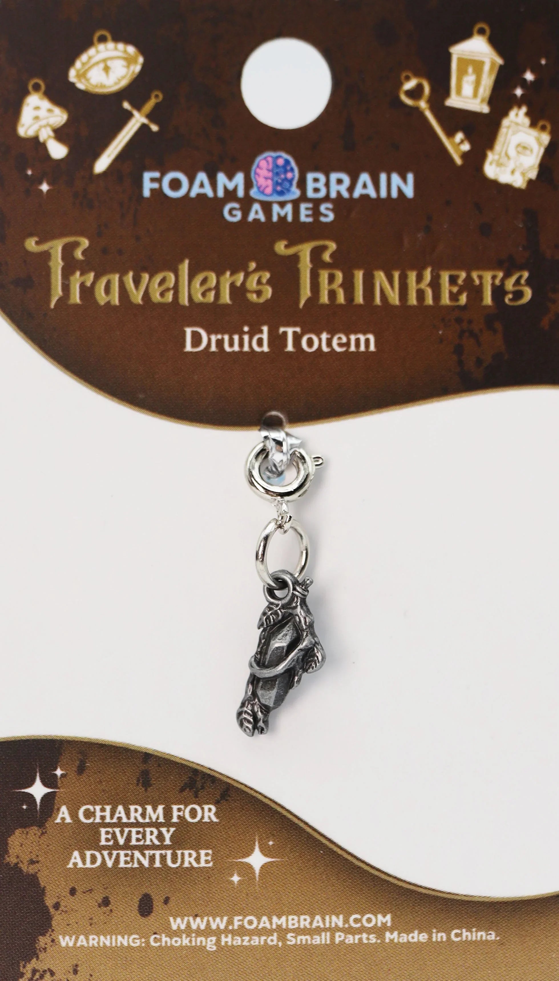 Traveler's Trinkets Charms Group 2 (29 options) Clothing & Accessories Foam Brain Games Druid Totem  