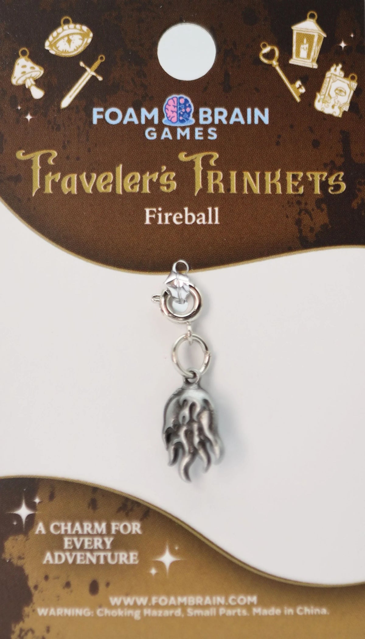 Traveler's Trinkets Charms Group 2 (29 options) Clothing & Accessories Foam Brain Games Fireball  