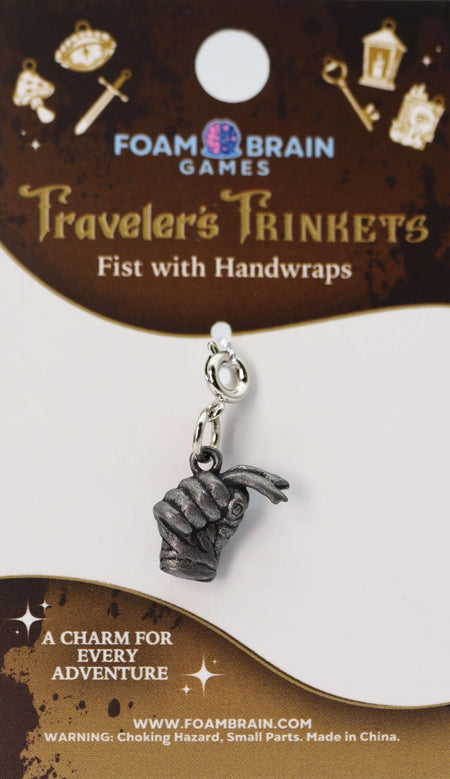 Traveler's Trinkets Charms Group 2 (29 options) Clothing & Accessories Foam Brain Games Fist with Handwraps  