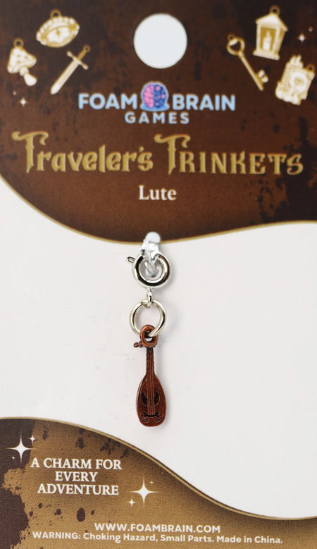 Traveler's Trinkets Charms Group 2 (29 options) Clothing & Accessories Foam Brain Games Lute  