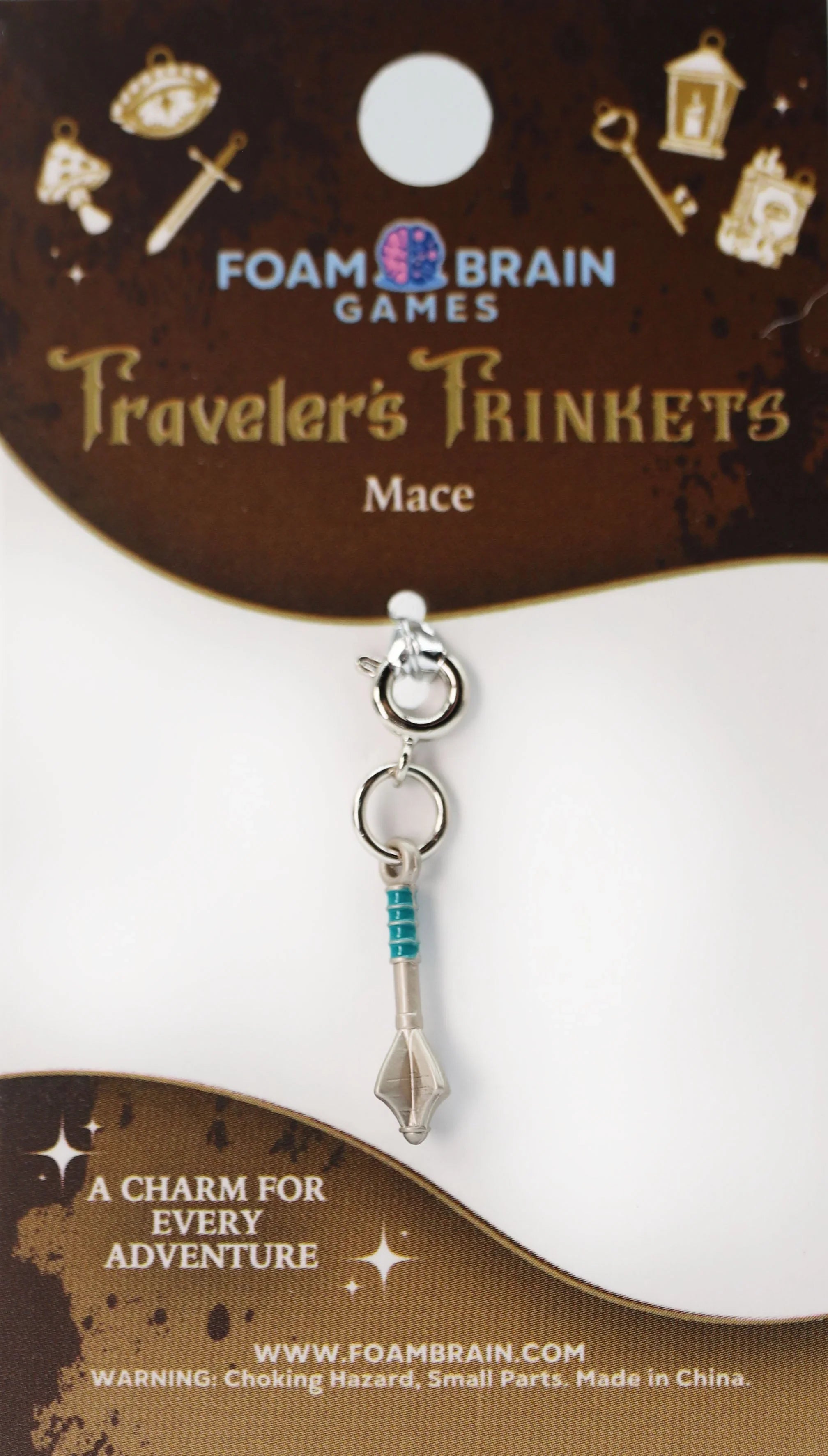 Traveler's Trinkets Charms Group 2 (29 options) Clothing & Accessories Foam Brain Games Mace  