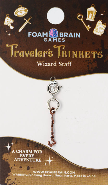 Traveler's Trinkets Charms Group 2 (29 options) Clothing & Accessories Foam Brain Games Wizard Staff  