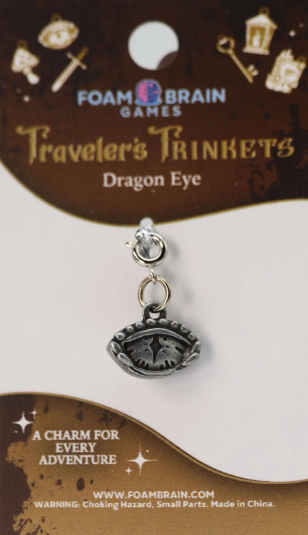 Traveler's Trinkets Charms Group 3 (24 options) Clothing & Accessories Foam Brain Games Dragon Eye  