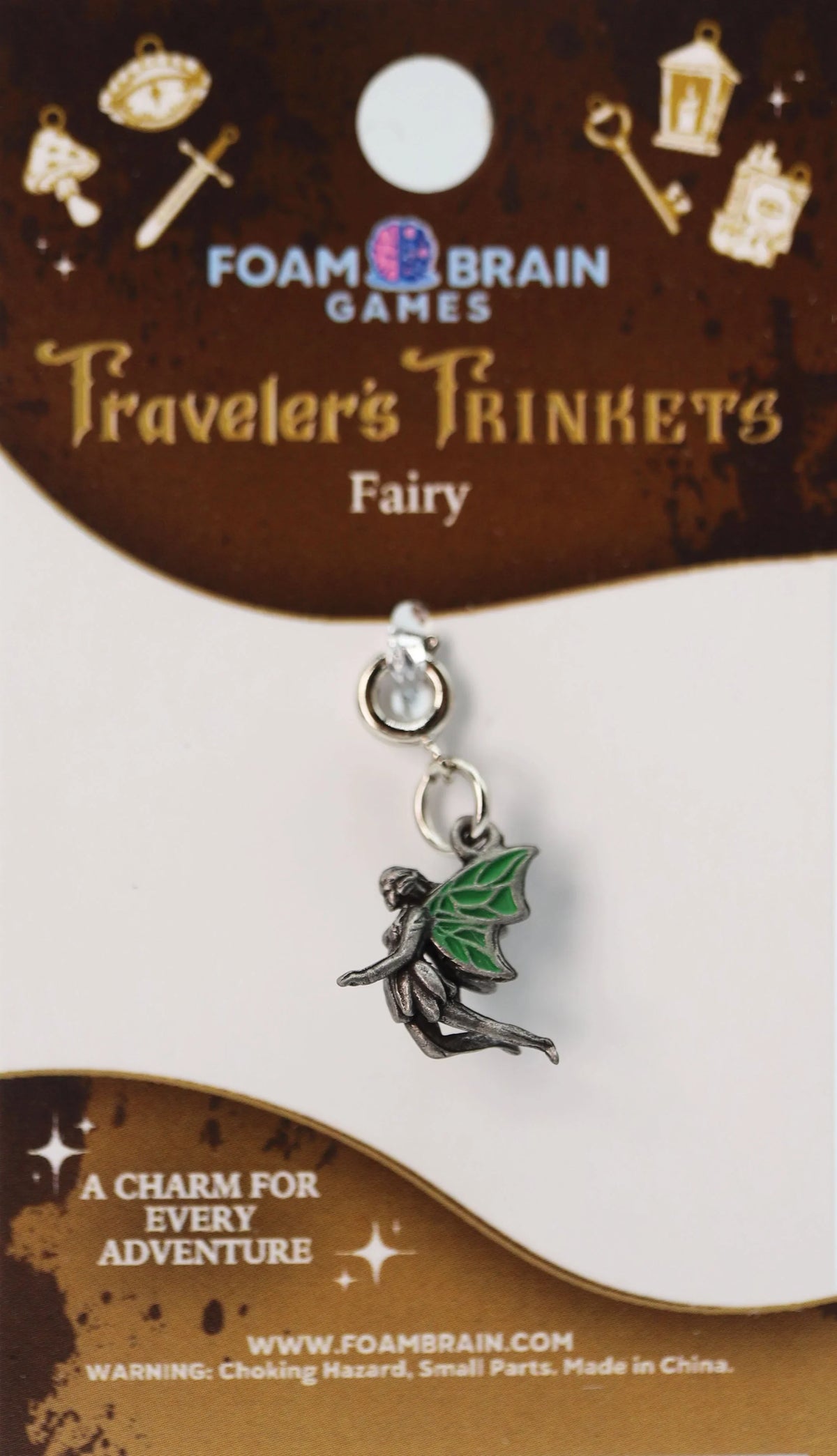 Traveler's Trinkets Charms Group 3 (24 options) Clothing & Accessories Foam Brain Games Fairy  