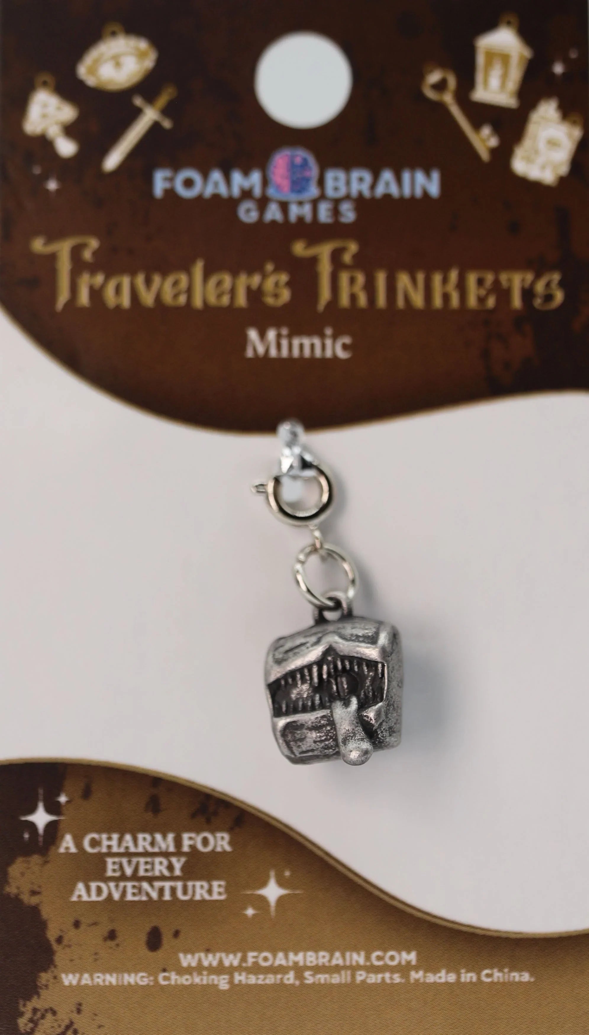 Traveler's Trinkets Charms Group 3 (24 options) Clothing & Accessories Foam Brain Games Mimic  