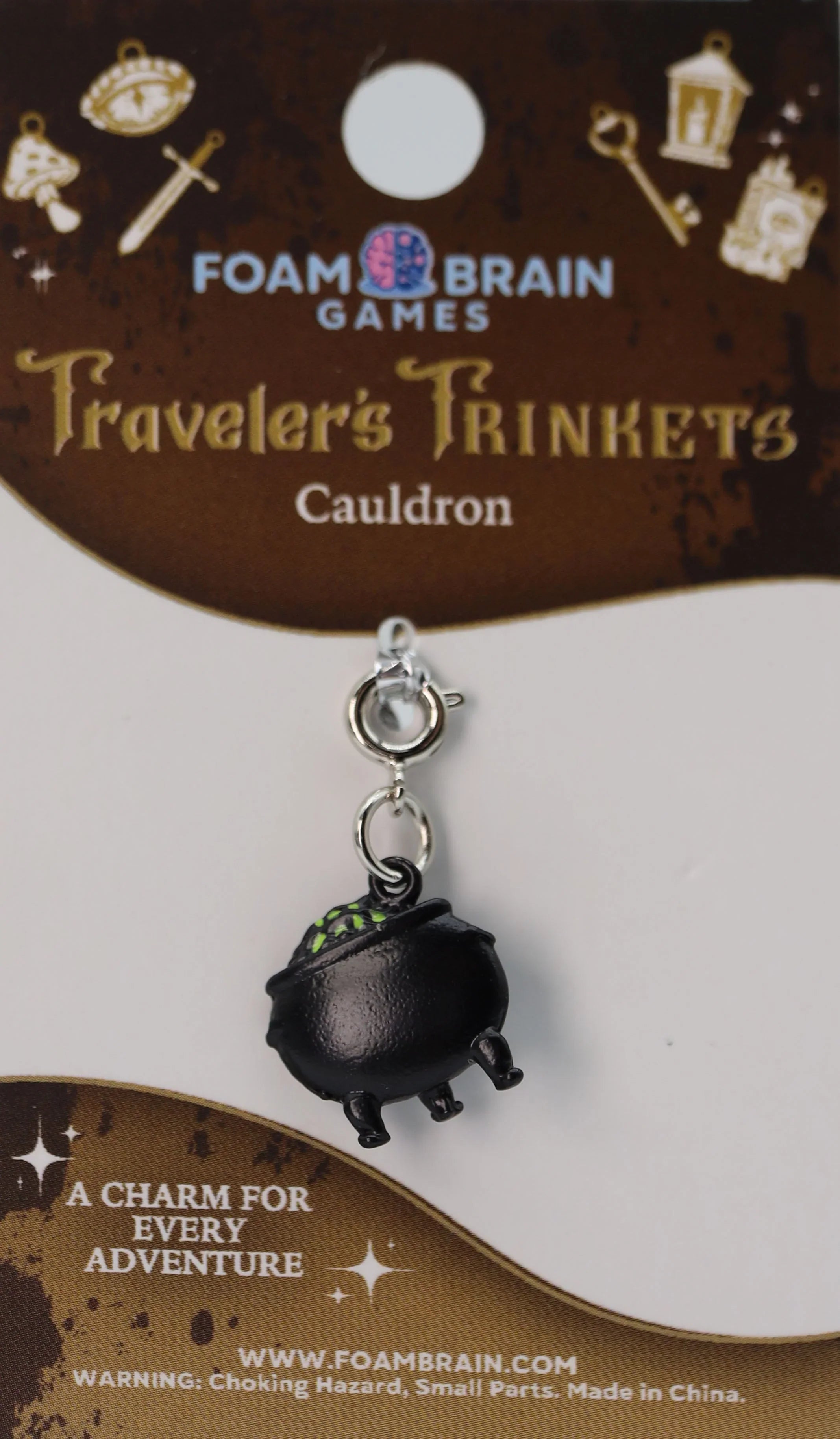 Traveler's Trinkets Charms Group 3 (24 options) Clothing & Accessories Foam Brain Games Cauldron  