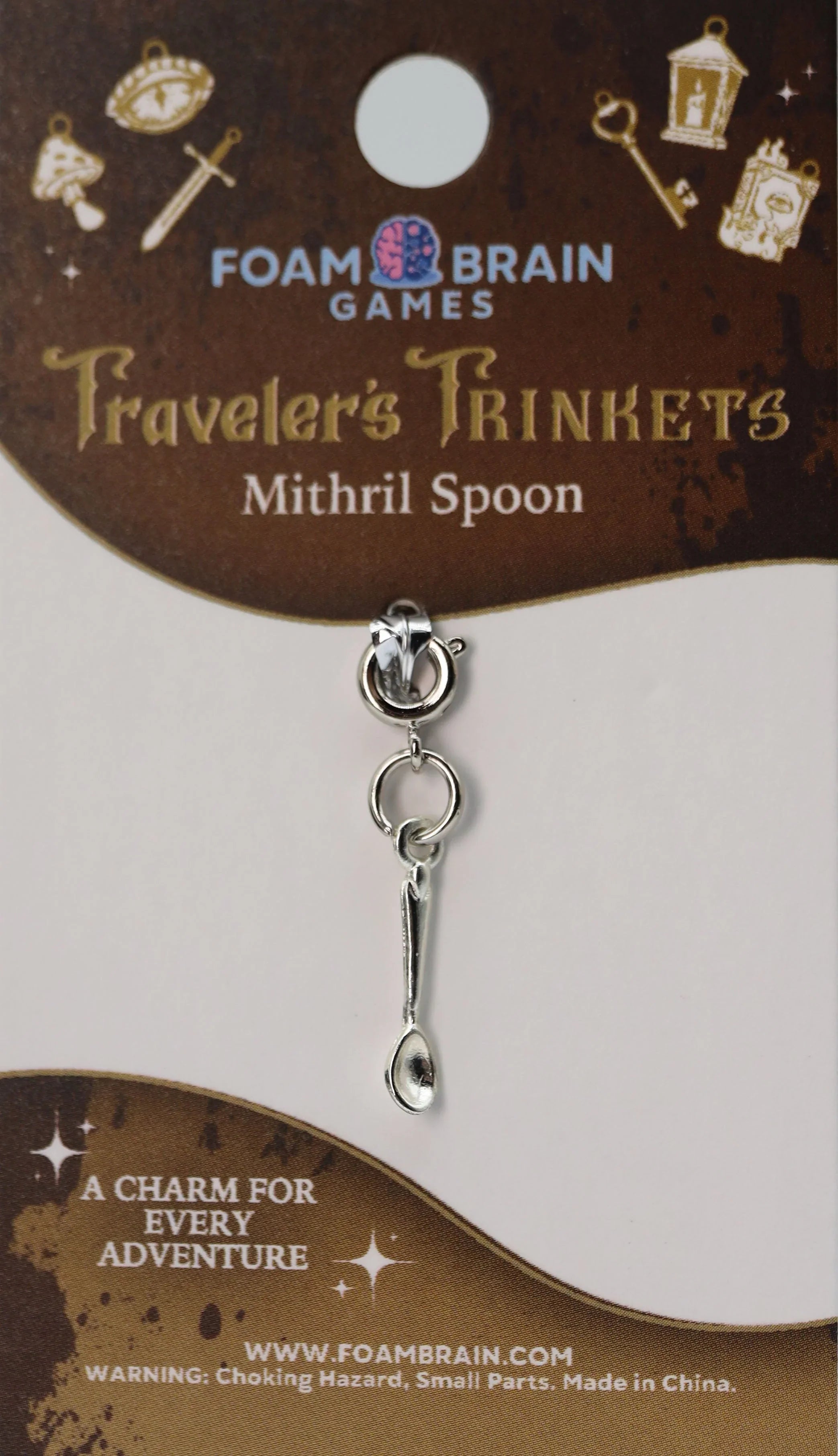Traveler's Trinkets Charms Group 3 (24 options) Clothing & Accessories Foam Brain Games Mithril Spoon  