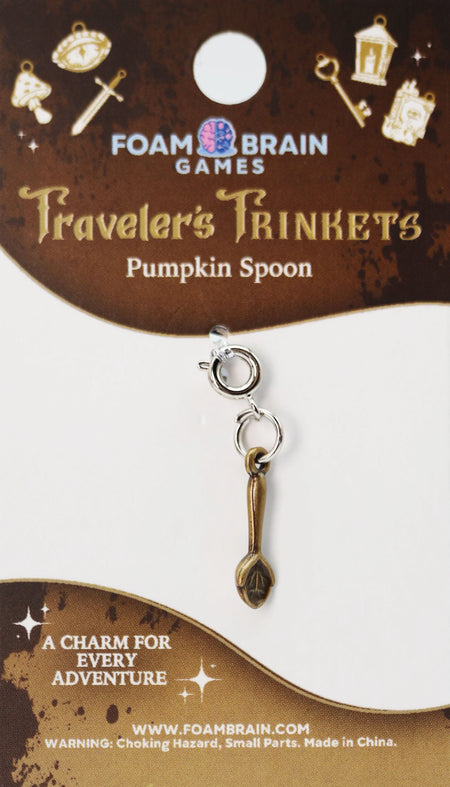 Traveler's Trinkets Charms Group 3 (24 options) Clothing & Accessories Foam Brain Games Pumpkin Spoon  