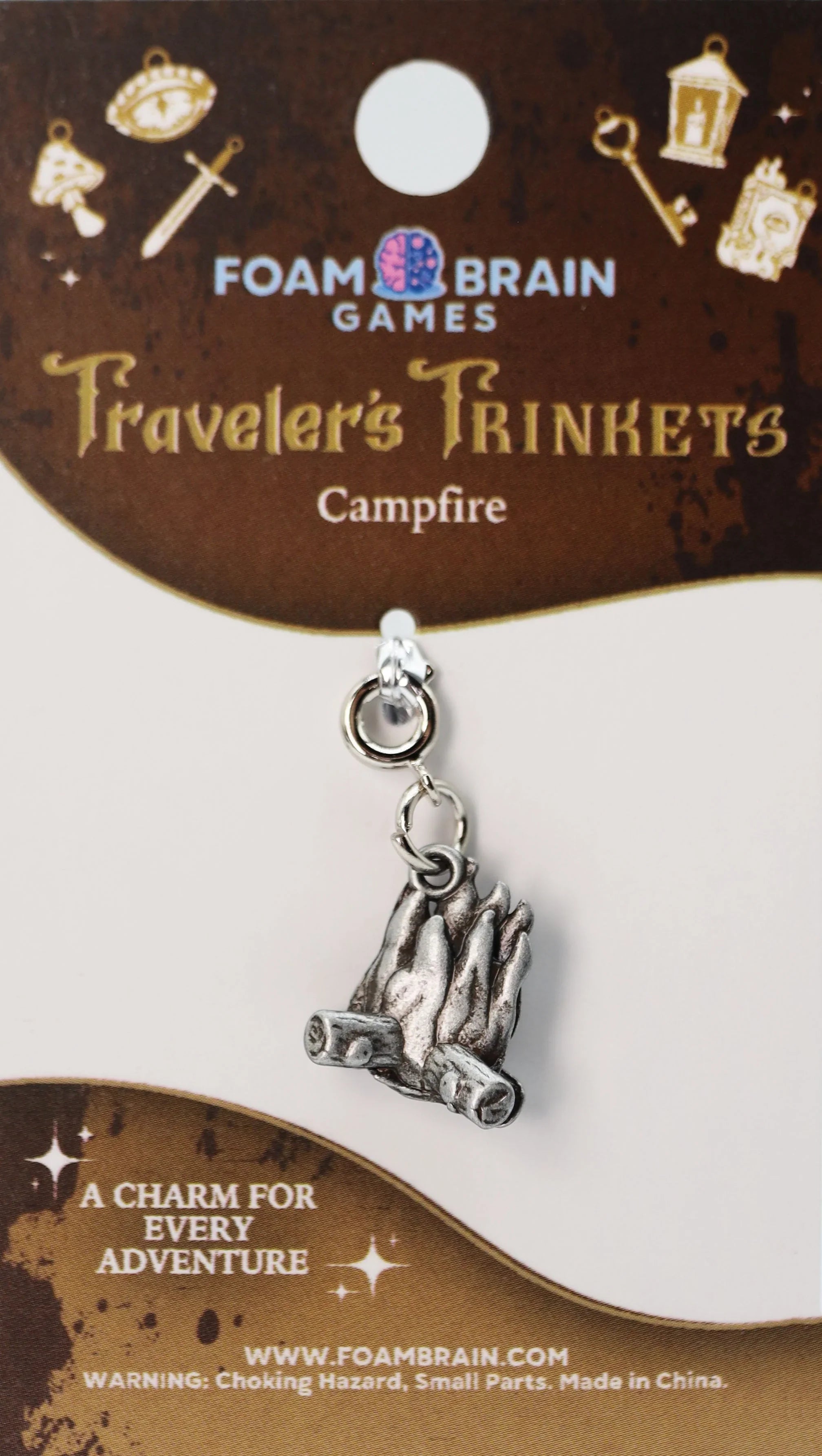 Traveler's Trinkets Charms Group 4 (27 options) Clothing & Accessories Foam Brain Games Campfire  