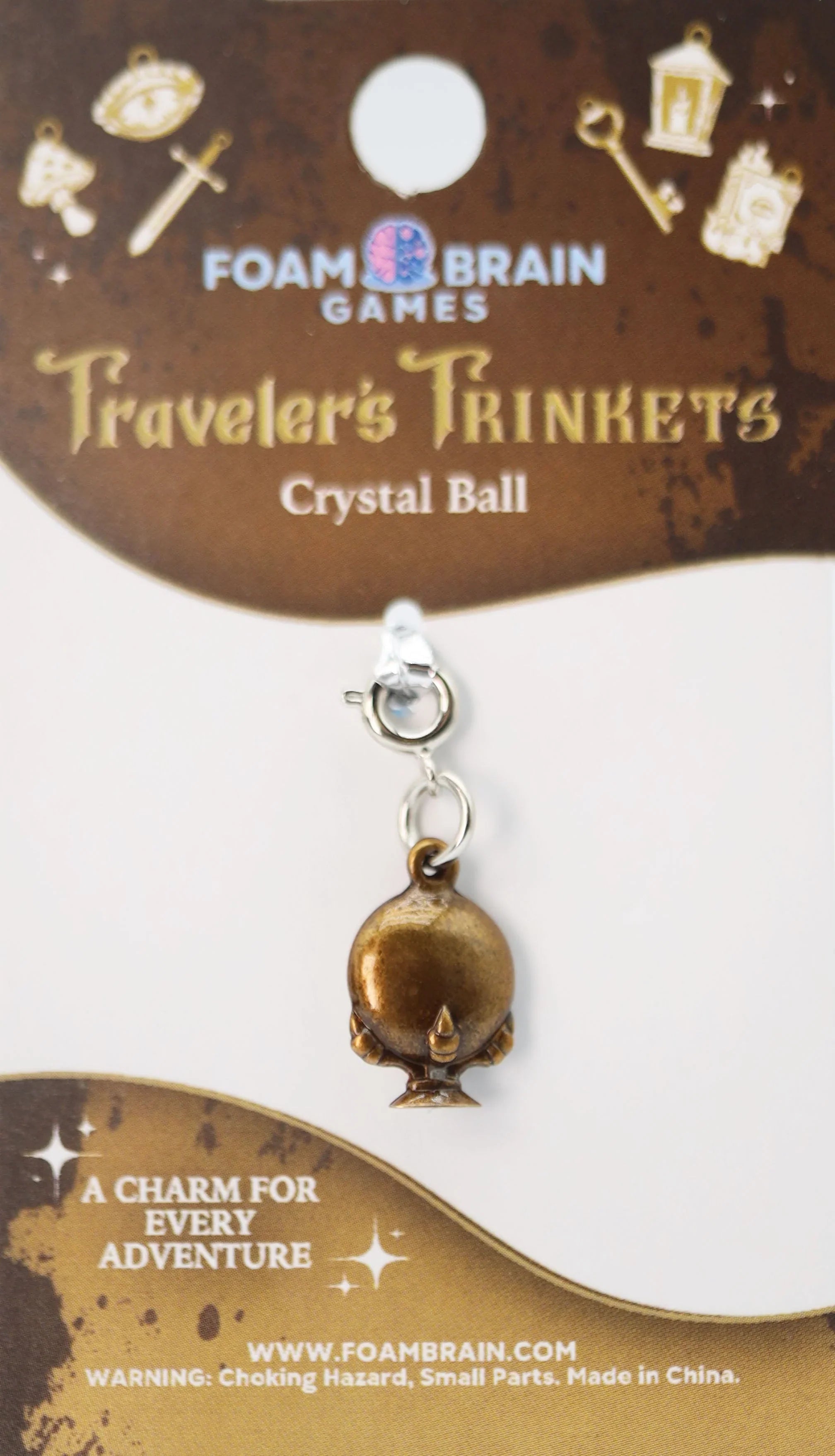 Traveler's Trinkets Charms Group 4 (27 options) Clothing & Accessories Foam Brain Games Crystal Ball  