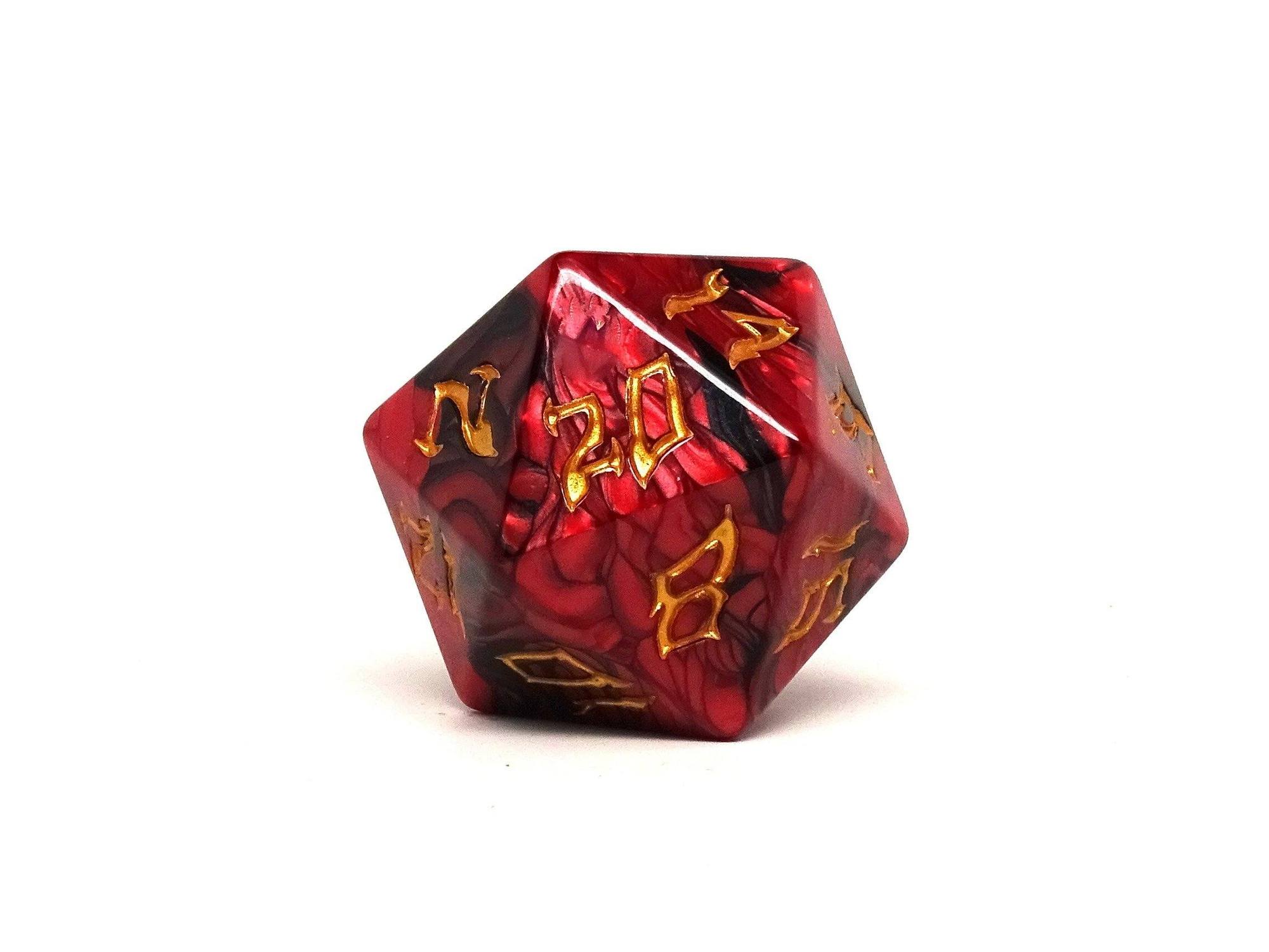 Easy Roller Dice of the Giants Fire Giant 48mm D20 Dice Easy Roller Dice
