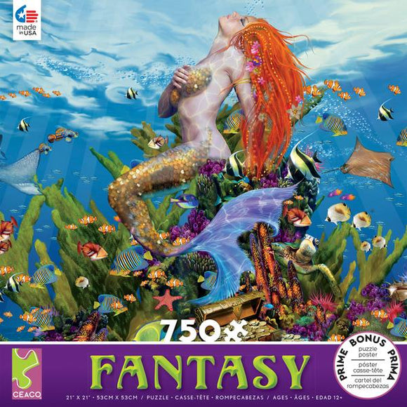Fantasy Mermaid 750pc Puzzle  Common Ground Games   