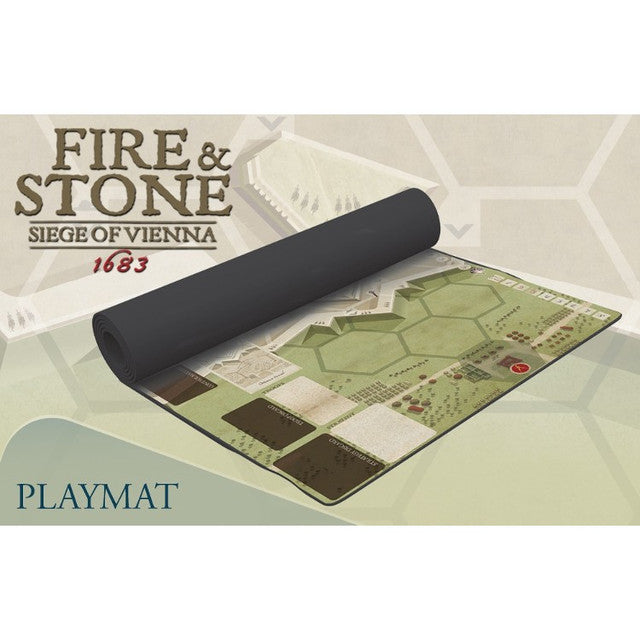 Fire & Stone Siege of Vienna Playmat Board Games Capstone Games