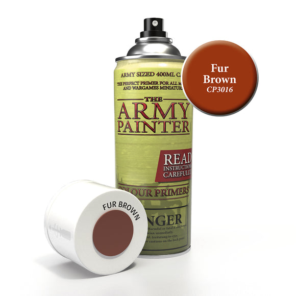 Colour Primer Spray: Fur Brown Paints Army Painter   