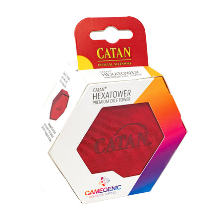 Catan Hexatower Red Supplies Gamegenic   