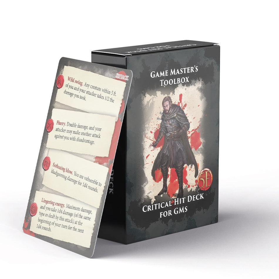 Game Master's Toolbox: Critical Hit Deck for GMs Supplies Other