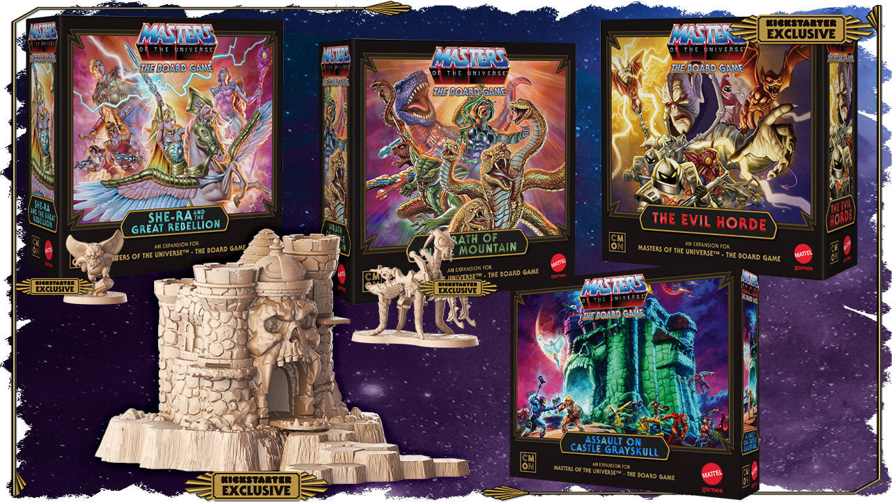 He-Man & the Masters of the Universe - Clash for Eternia: Gameplay Bundle (Expansions and Extras Only) Board Games Cool Mini or Not