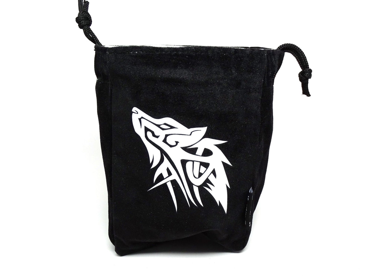 Easy Roller Wolf Reversible Microfiber Self-Standing Large Dice Bag Supplies Easy Roller Dice