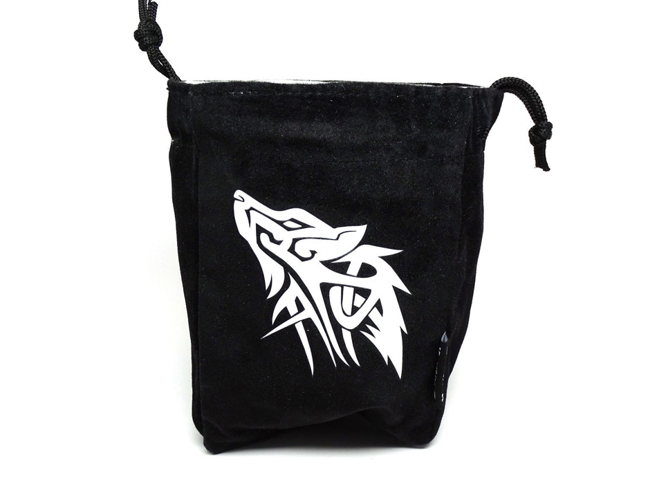 Easy Roller Wolf Reversible Microfiber Self-Standing Large Dice Bag Supplies Easy Roller Dice