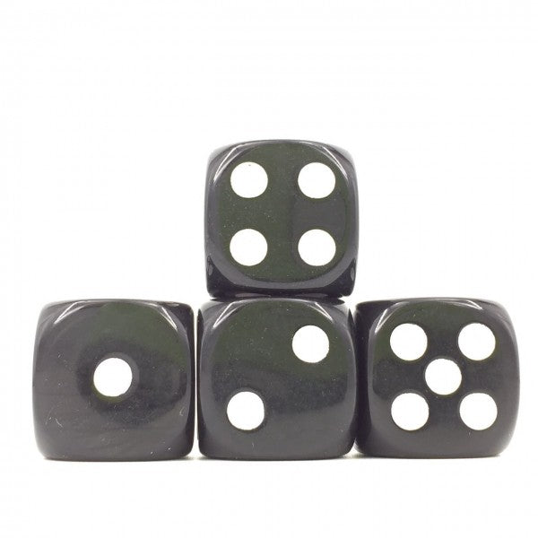 HD Dice 16mm 8ct Opaque Black  Other   