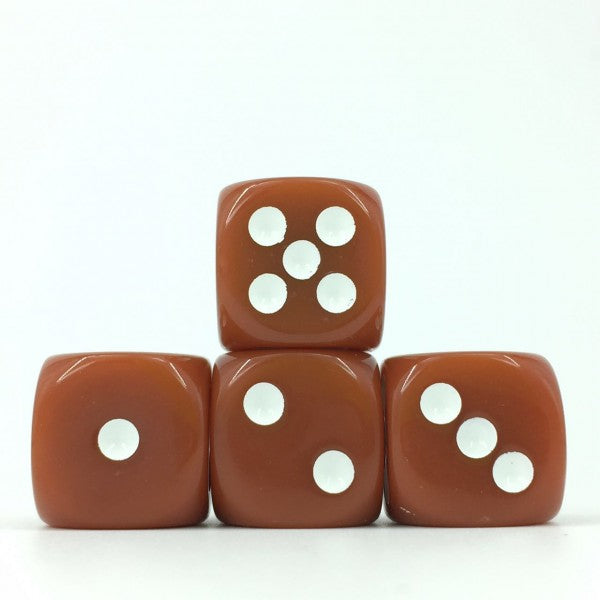 HD Dice 16mm 8ct Opaque Brown  Other   