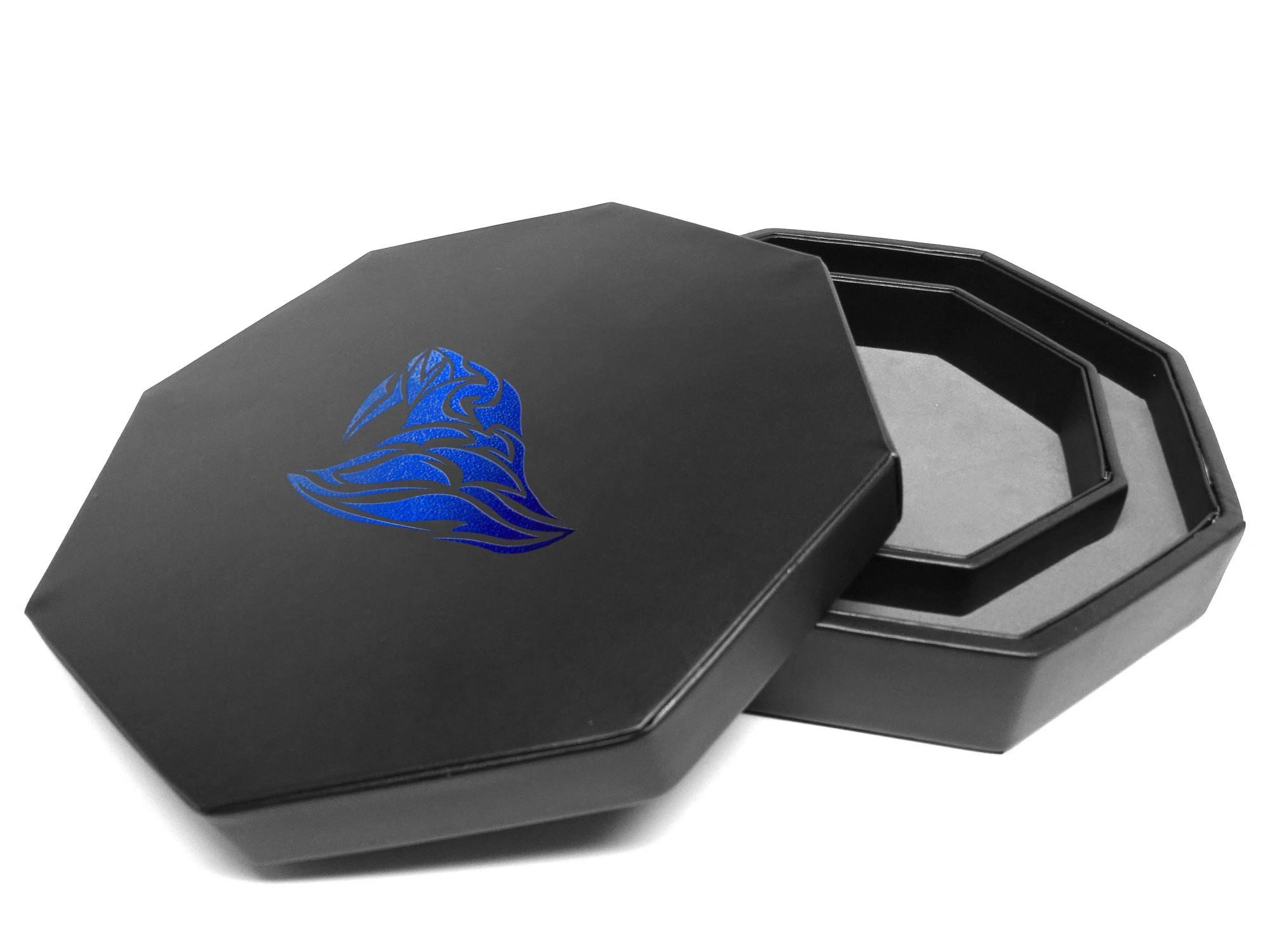 Easy Roller Dice Tray Blue Foil Wizard Hat Dice Easy Roller Dice
