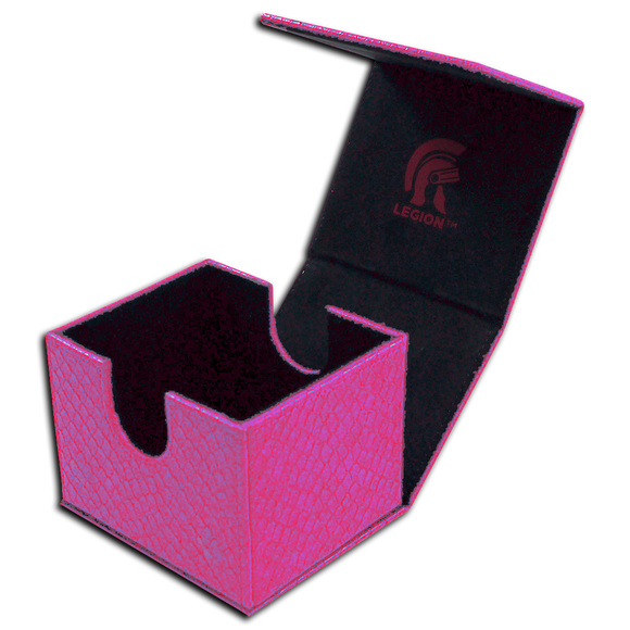 Legion Dragon Hide Hoard V2 Deck Box Pink Home page Legion Supplies   