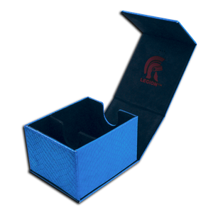 Legion Dragon Hide Hoard Plus Deck Box Blue Home page Legion Supplies   