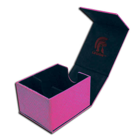 Legion Dragon Hide Hoard Plus Deck Box Pink Home page Legion Supplies   
