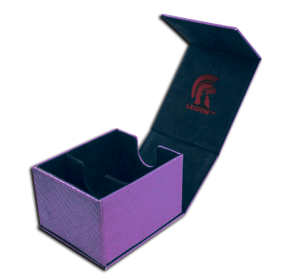 Legion Dragon Hide Hoard Plus Deck Box Purple Home page Legion Supplies   