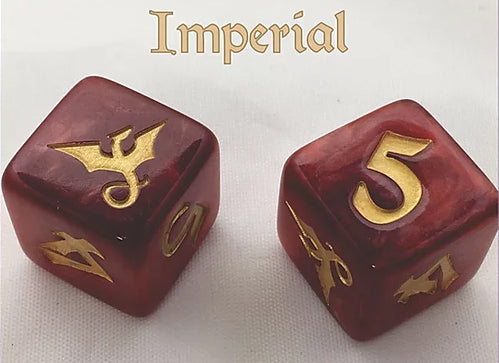 Black Oak Workshop Imperial Dragon Dracolich Red/Gold Single D6 Home page Other   