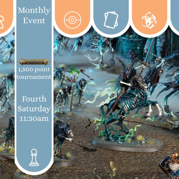 Warhammer: Age of Sigmar Monthly Event  Common Ground Games   