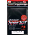 KMC Standard Card Sleeves 80ct Hyper Matte Black Supplies KMC Sleeves   