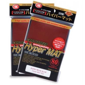 KMC Standard Card Sleeves 80ct Hyper Matte Red Home page Other   