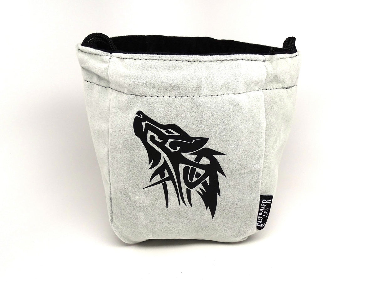 Easy Roller Wolf Reversible Microfiber Self-Standing Large Dice Bag Supplies Easy Roller Dice