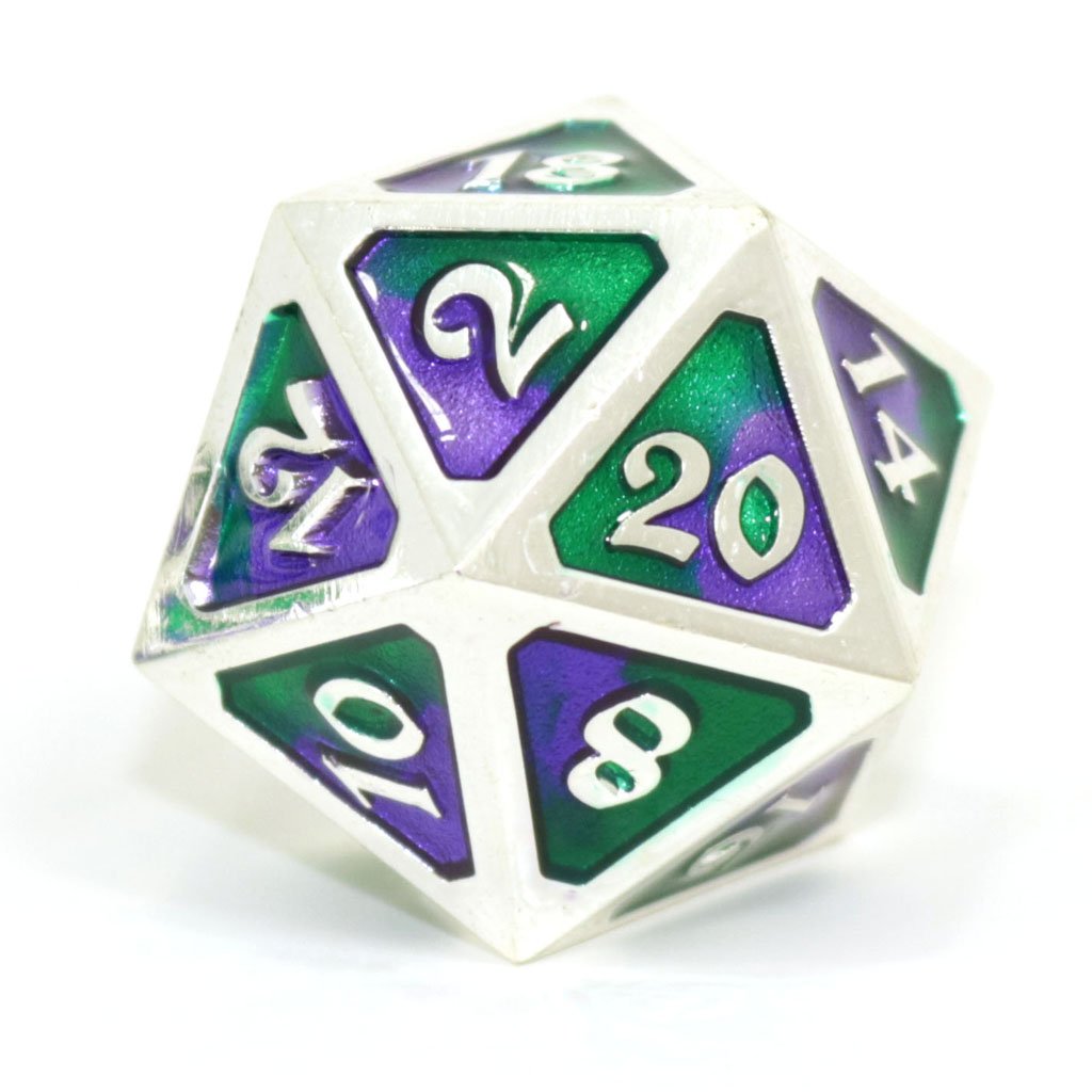 Die Hard Dice Metal Spellbinder Jokster Dire D20 Dice Die Hard Dice