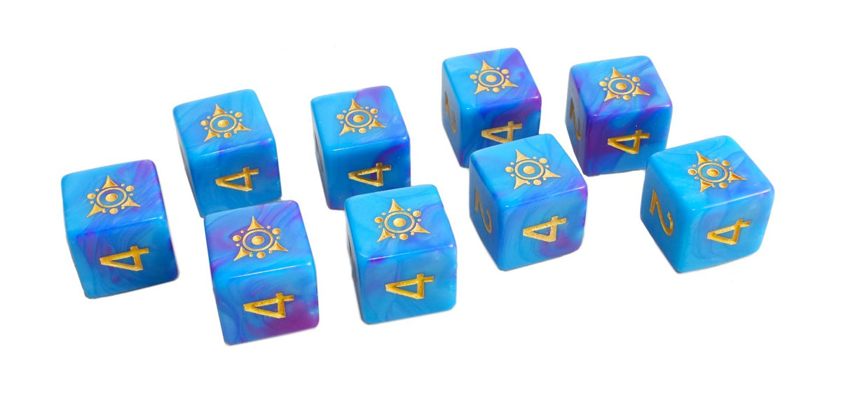 Elder Dice - Tube of Sigil of the Dreamlands: Kadathian Ice d6 Dice  Other   