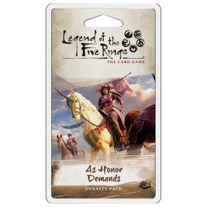 Legend of the Five Rings: The Living Card Game – As Honor Demands Dynasty Pack Board Games Asmodee   