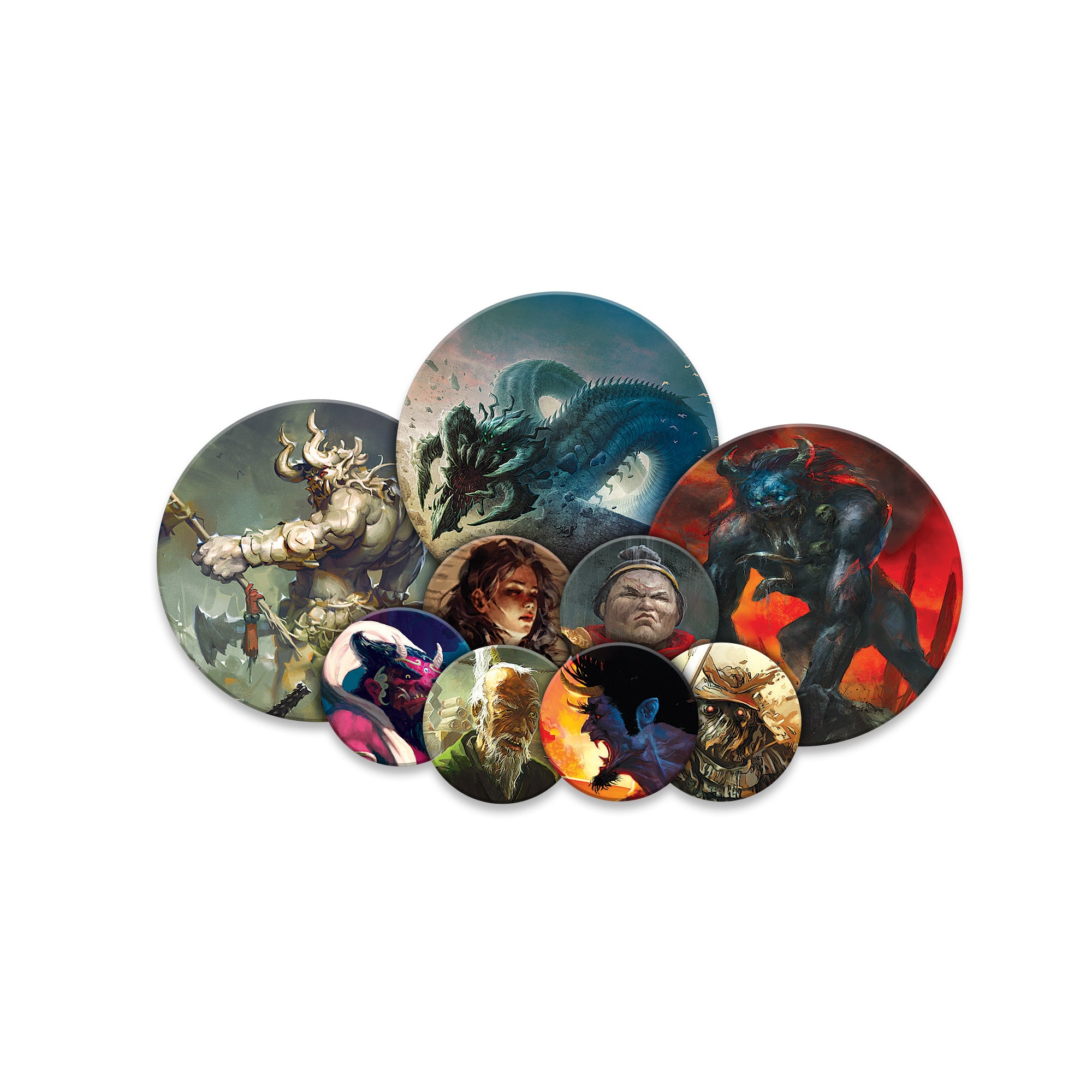 Legend of the Five Rings RPG Wheel of Judgement Miniatures Asmodee   
